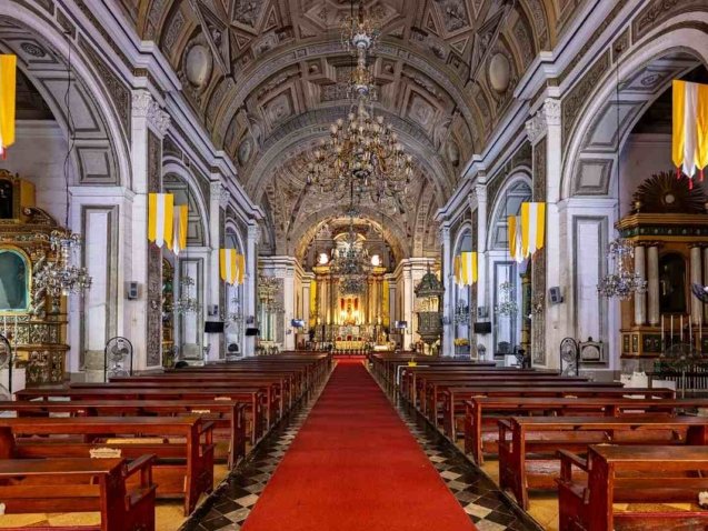 San Agustin Church Interior